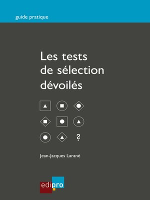 cover image of Les tests de sélection dévoilés